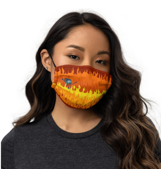 Amy Winfrey with Mask