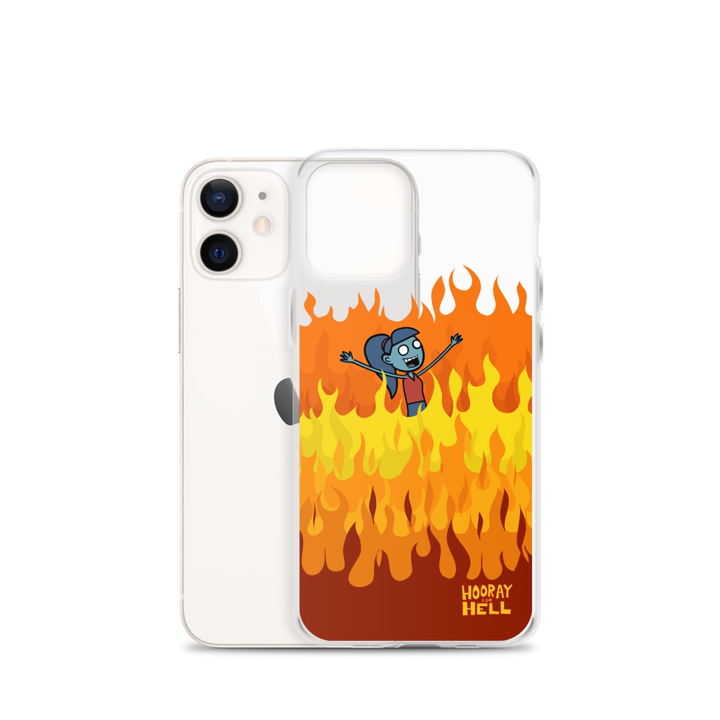 iPhone Clear Case- Hooray for Hell