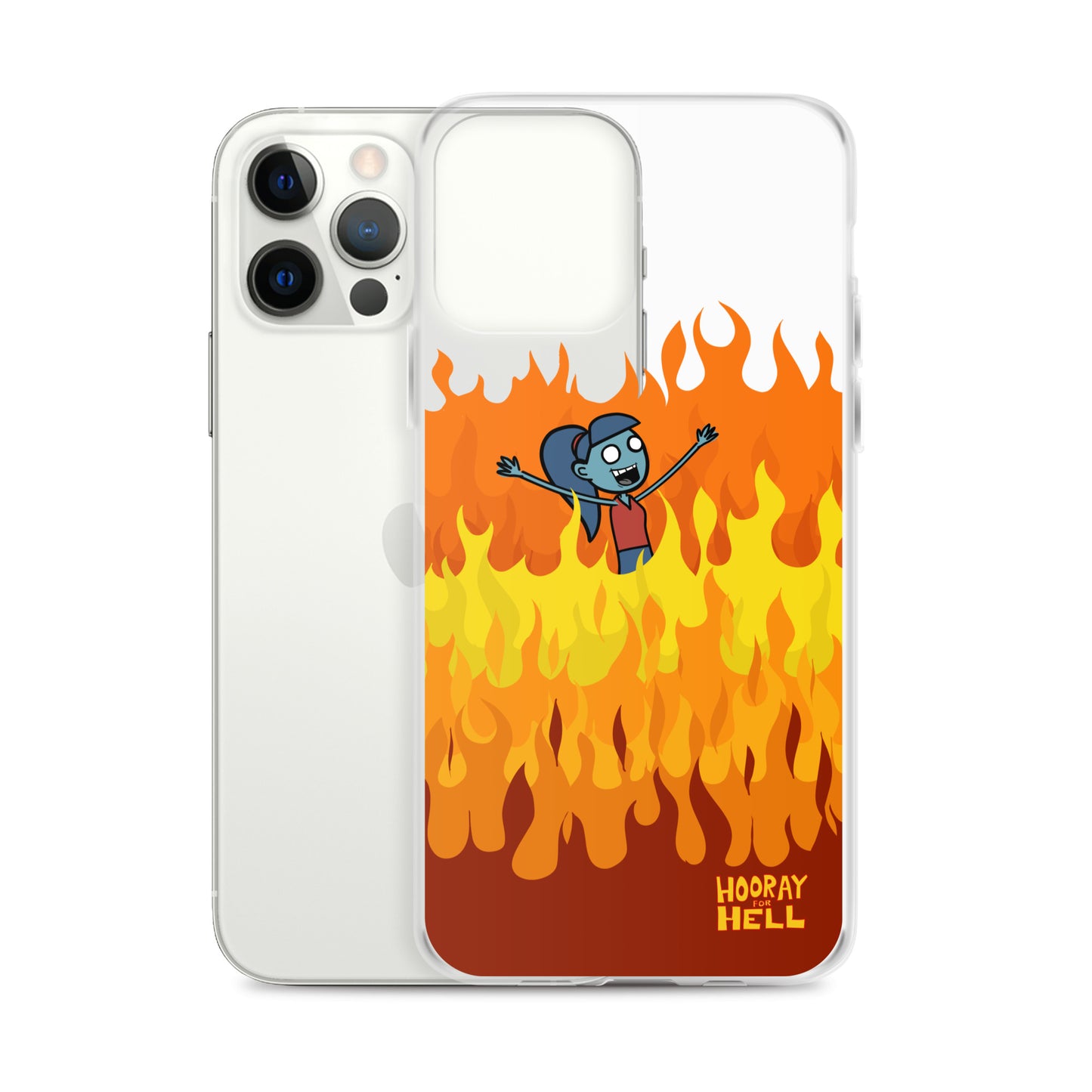 iPhone Clear Case- Hooray for Hell