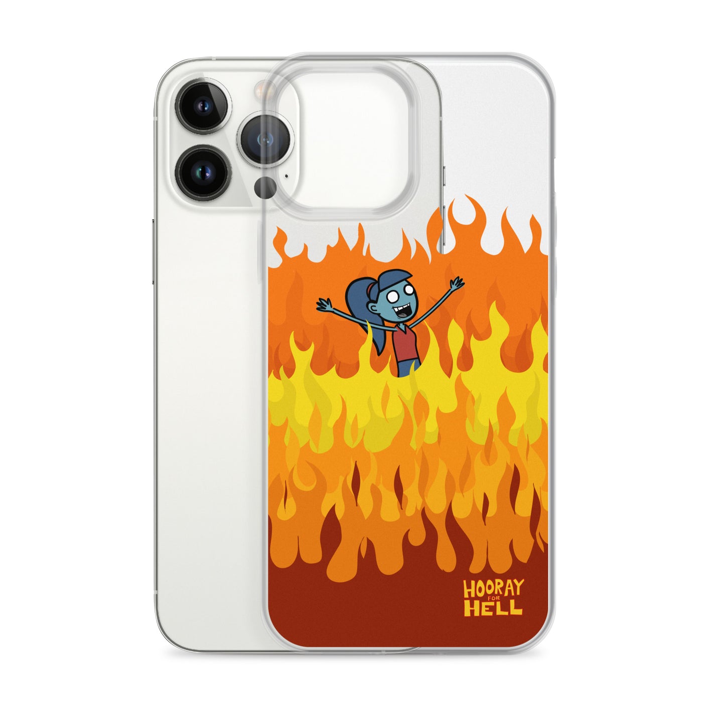 iPhone Clear Case- Hooray for Hell