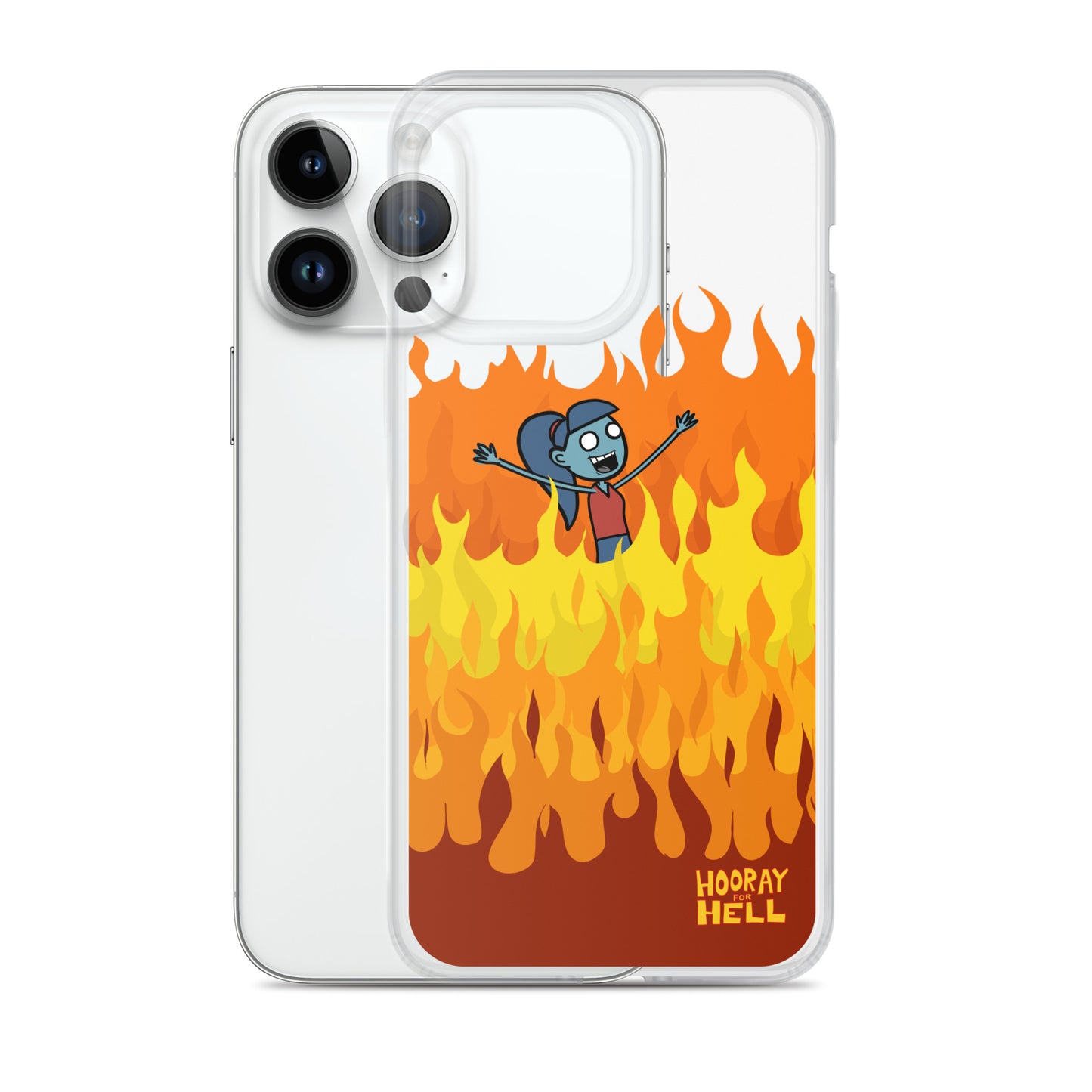 iPhone Clear Case- Hooray for Hell