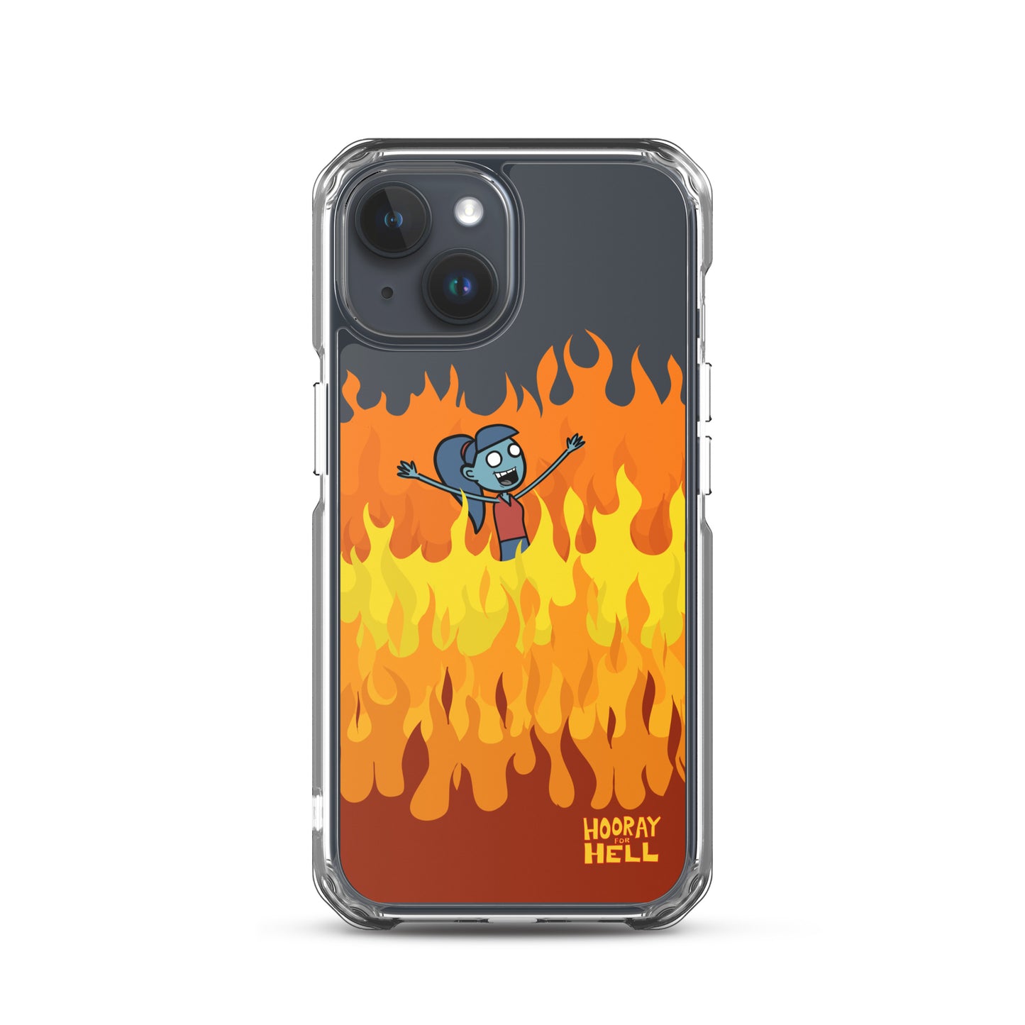 iPhone Clear Case- Hooray for Hell