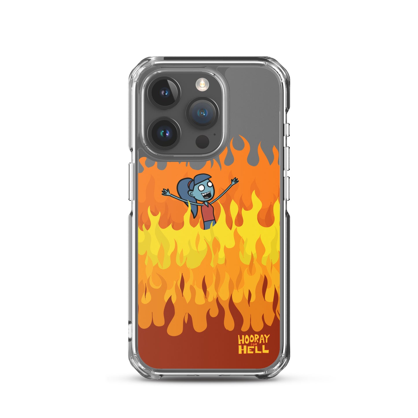 iPhone Clear Case- Hooray for Hell
