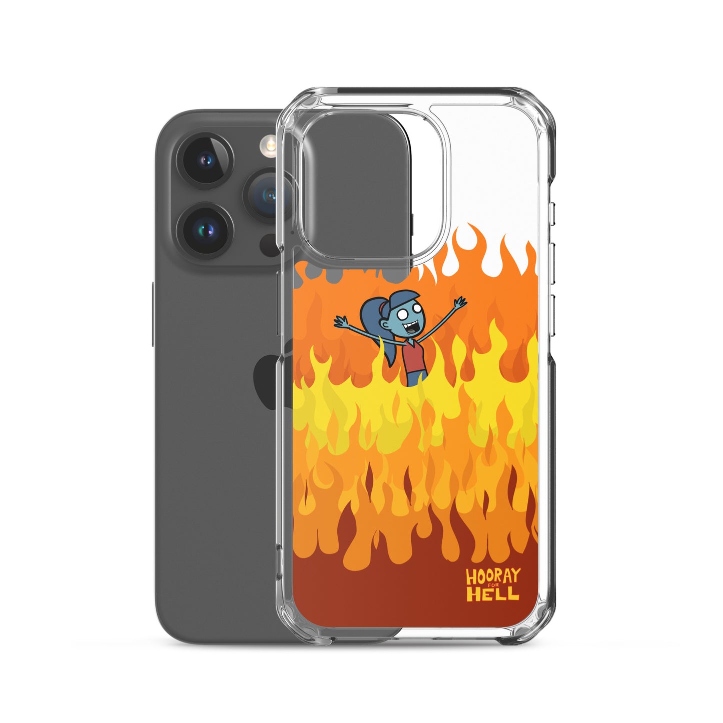 iPhone Clear Case- Hooray for Hell