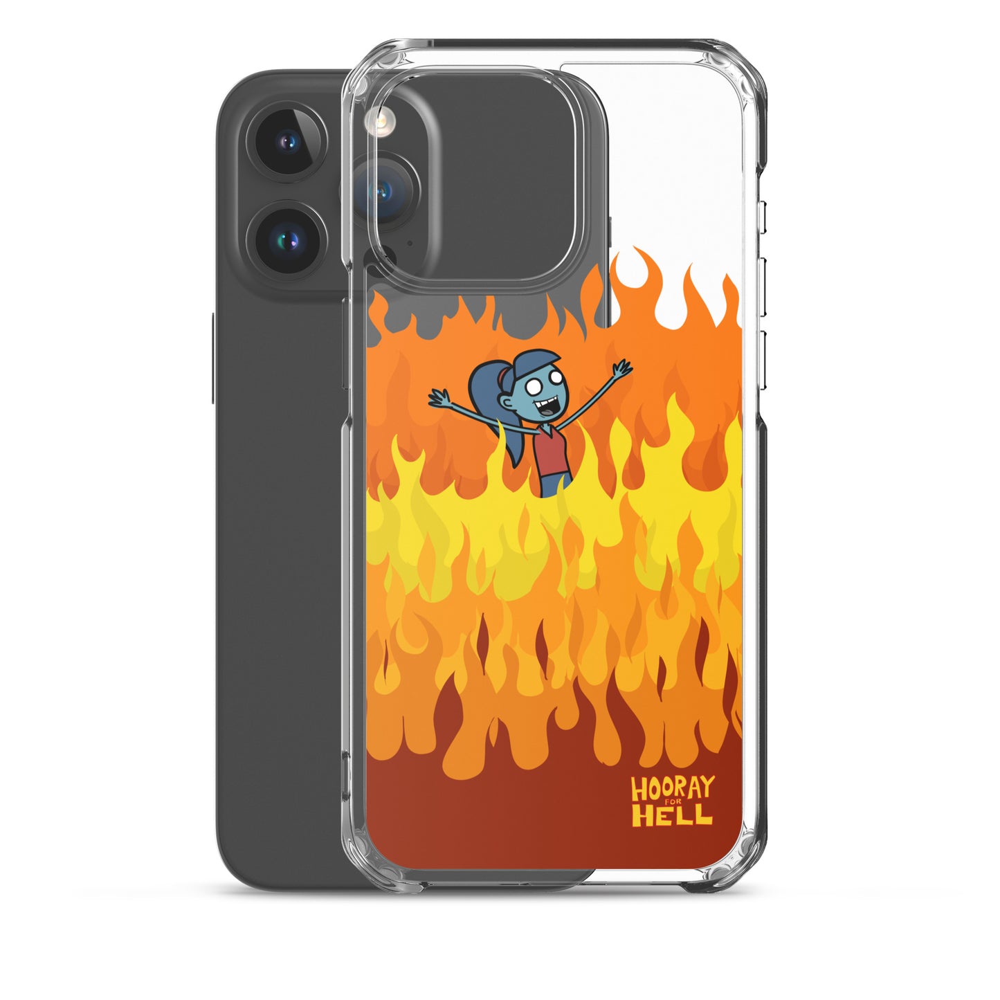 iPhone Clear Case- Hooray for Hell