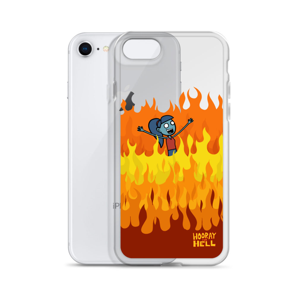 iPhone Clear Case- Hooray for Hell