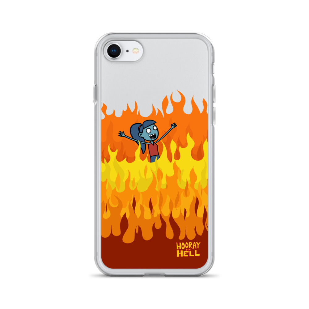 iPhone Clear Case- Hooray for Hell