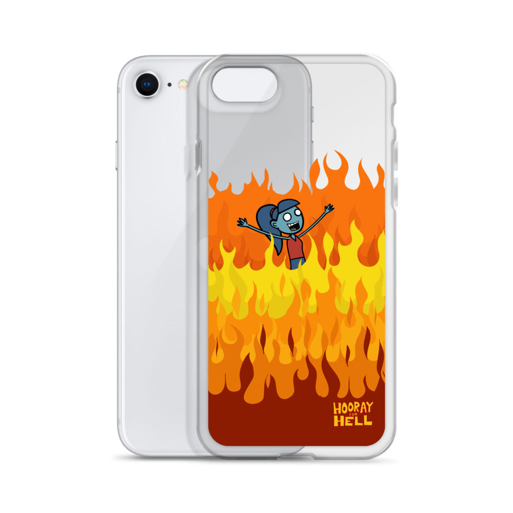 iPhone Clear Case- Hooray for Hell