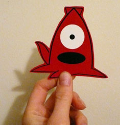 Squid and Frog Sticker Set